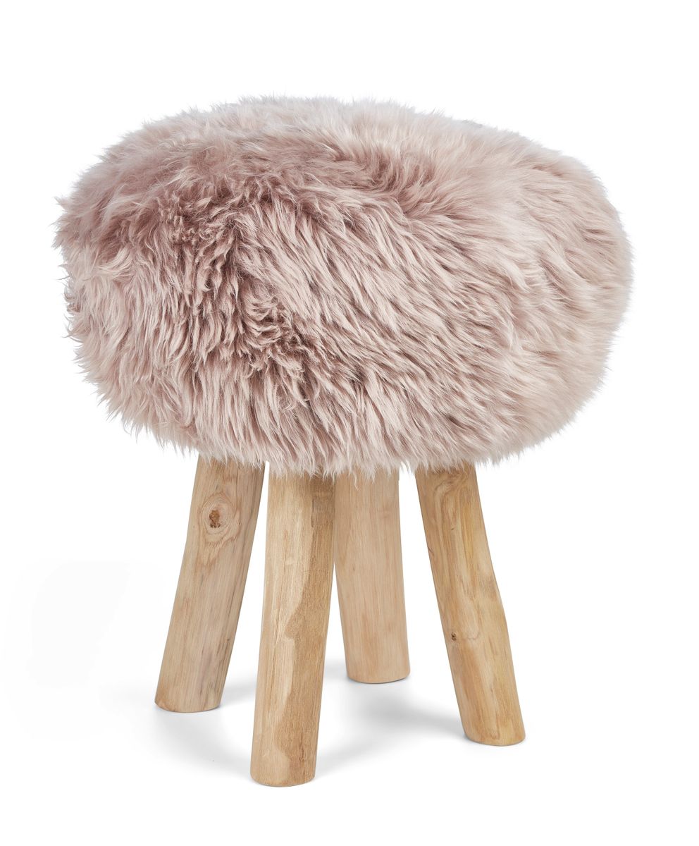 Premium Seat Cover | Long Wool | New Zealand | Ø34cm Duif