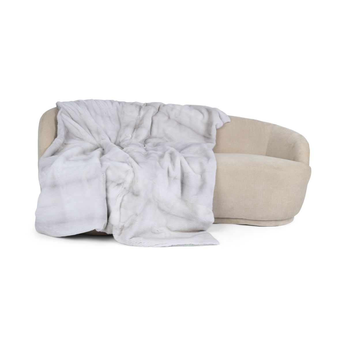 Deense Nerts Plaid | Kasjmier Achterkant | Pearl Cross | 180x130 cm