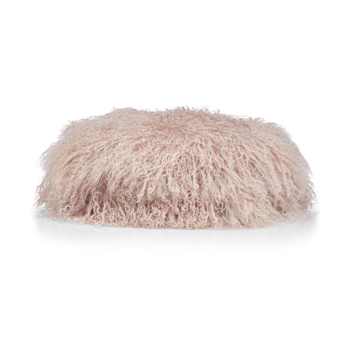 Premium Kruk Cover | Tibetaanse Schapenvacht | Ø35xH17 cm Duif