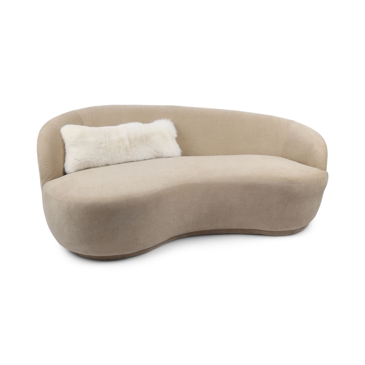 Premium Vos Kussen | Kasjmier Achterkant | Noorwegen | Schaduw | 78x36 cm