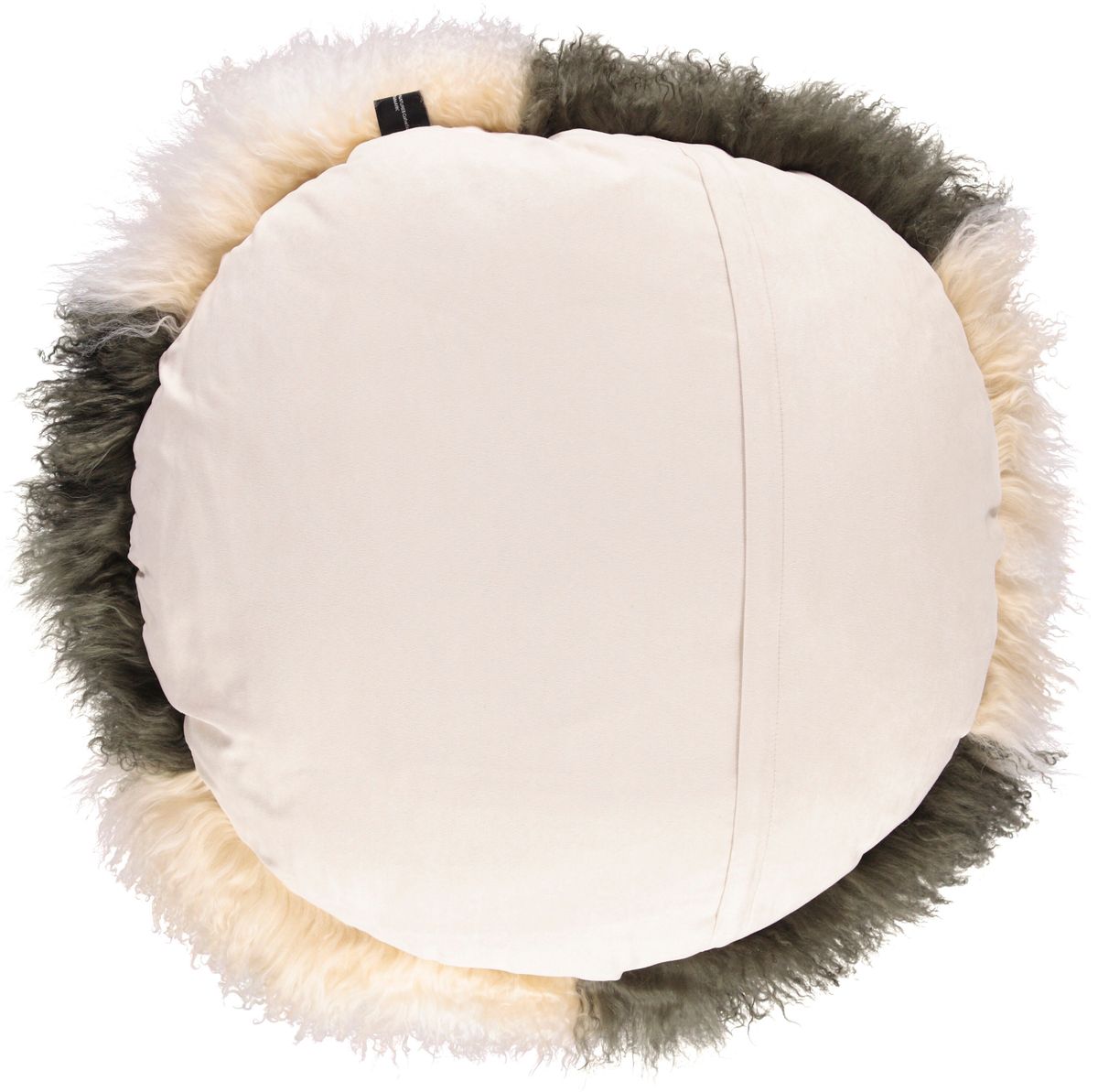 Curly Cake Kussen | Ø45 cm | Ø62 cm | Ø38 cm Arctic Sunrise/randgroen