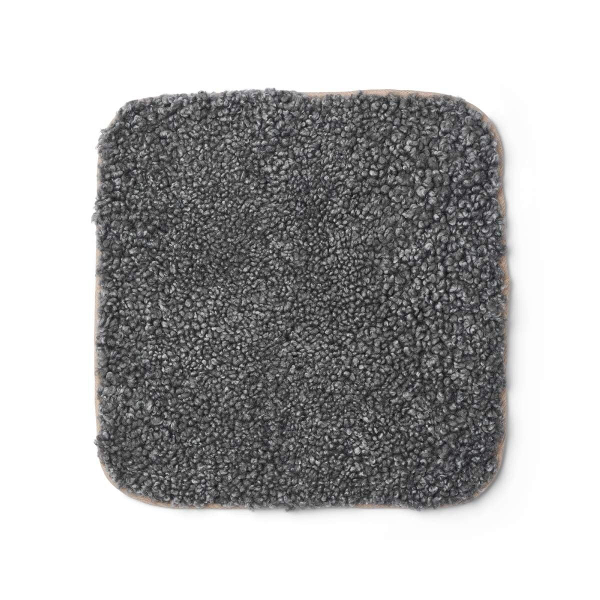 Langharige Schapenvacht Seat Cover Zero Waste Grafiet