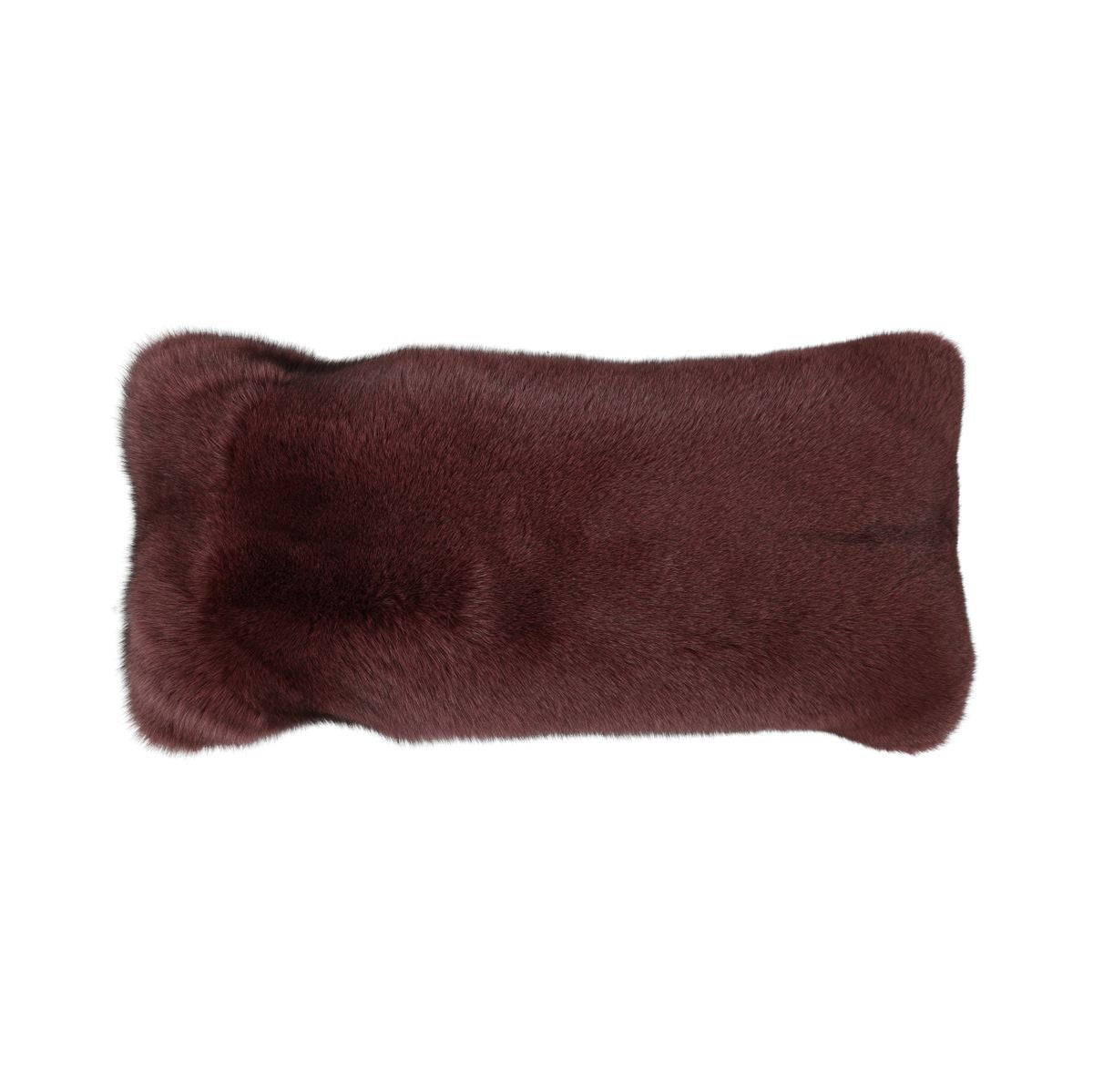 Premium Vos Kussen | Kasjmier Achterkant | Noorwegen | Paars | 40x82 cm