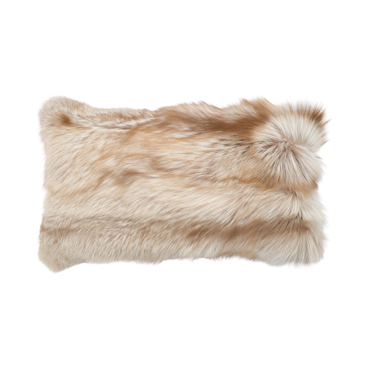 Premium Vos Kussen | Kasjmier Achterkant | Noorwegen | Palomino | 75x42 cm