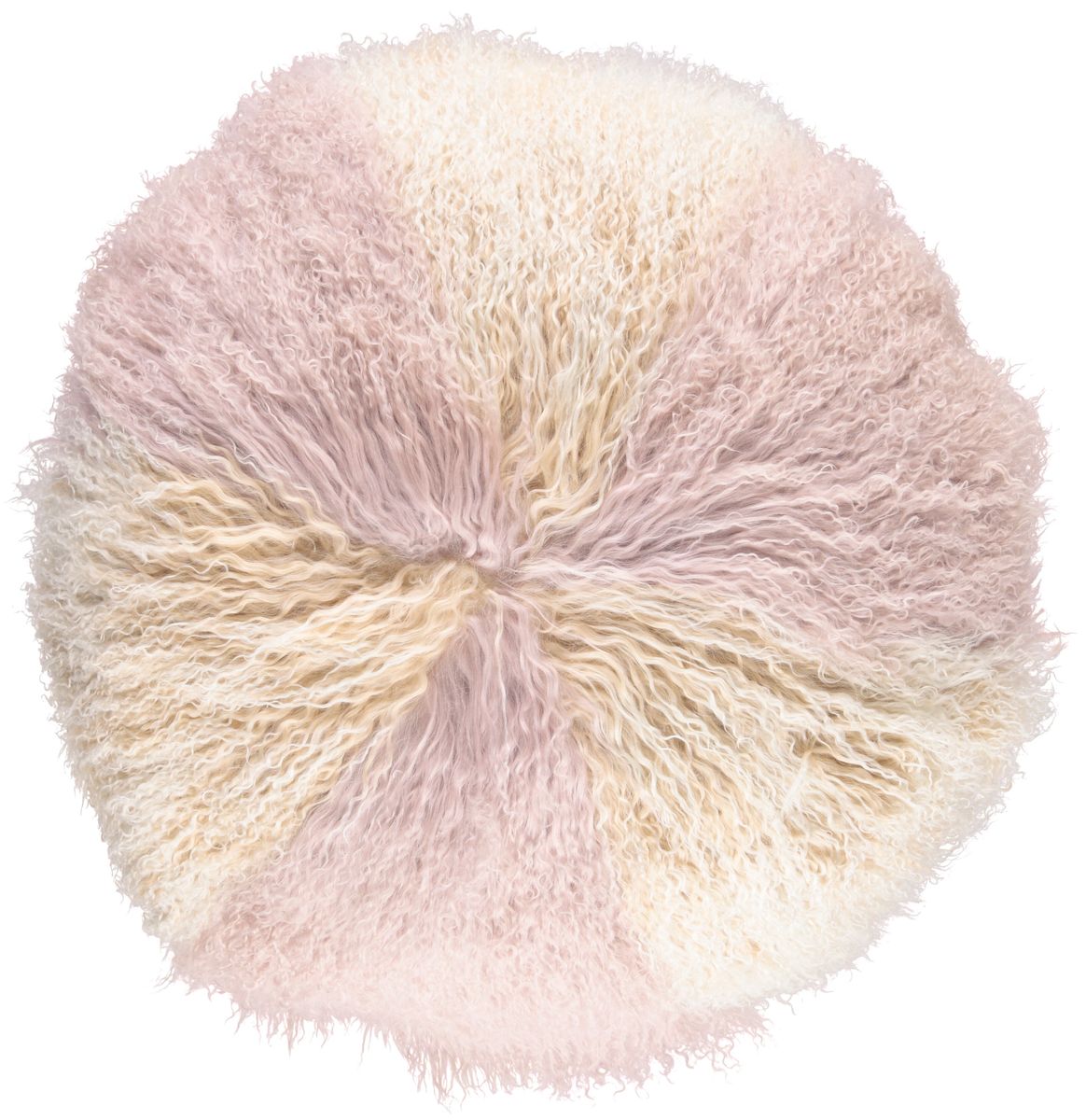 Curly Cake Kussen | Ø45 cm | Ø62 cm | Ø38 cm Arctic Sunrise/Duif