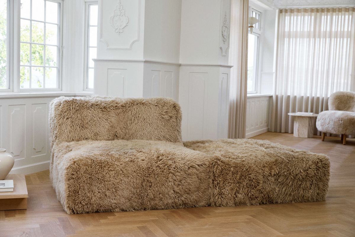 Julian Modulaire Bank | Back Country Schapenvacht Honing