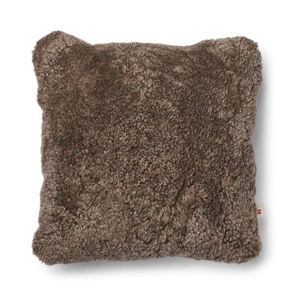 Kortharig Schapenvacht Kussen | Tweezijdig | 52x52 cm | 34x52 cm Beige/Taupe