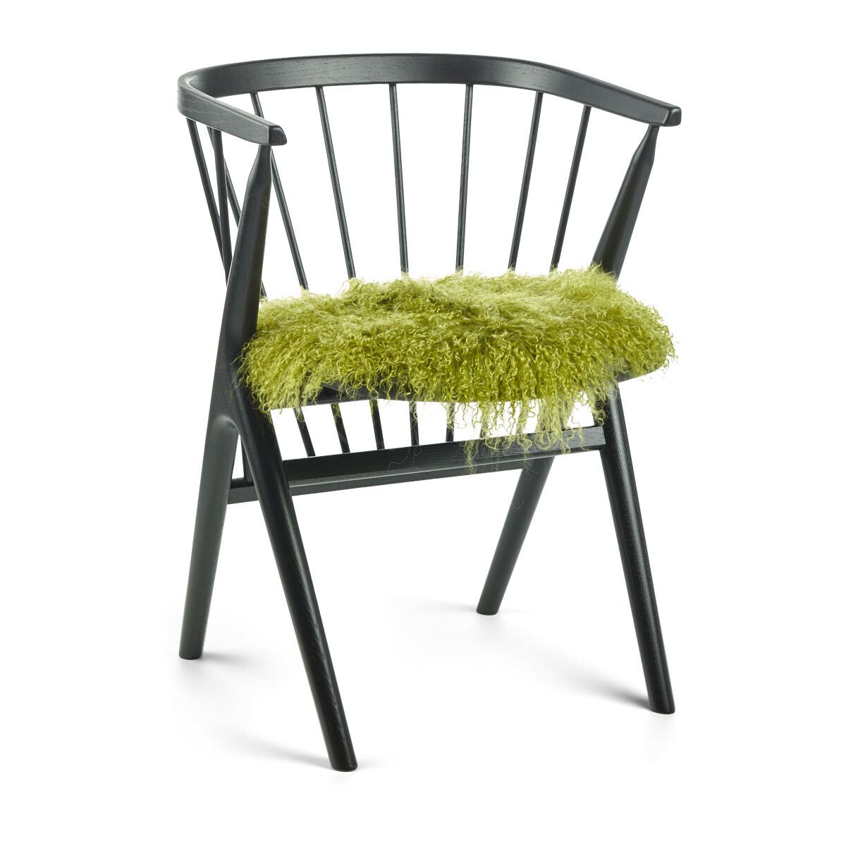 Curly Schapenvacht Stoel Cover | Ø38 cm Boomtop