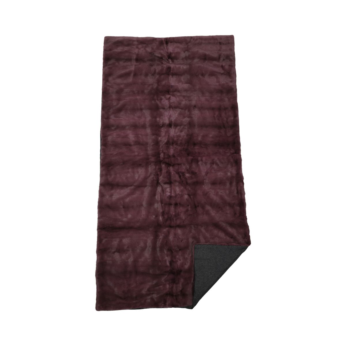 Nerts Plaid | Kasjmier Achterkant | Paars | 100x200 cm