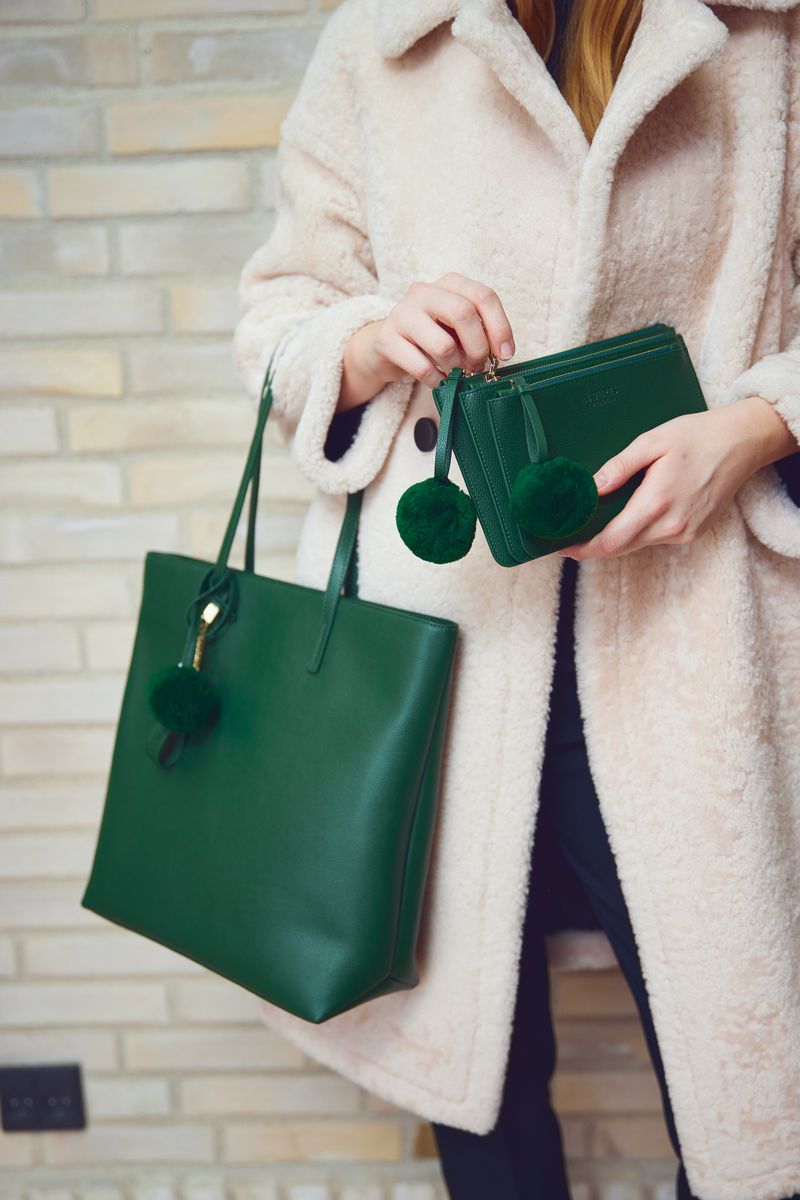 Camilla Clutch Tas Antiek Groen