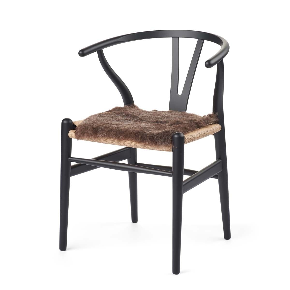 Kortharige Schapenvacht Stoel Cover | 40x40 cm Roestbruin