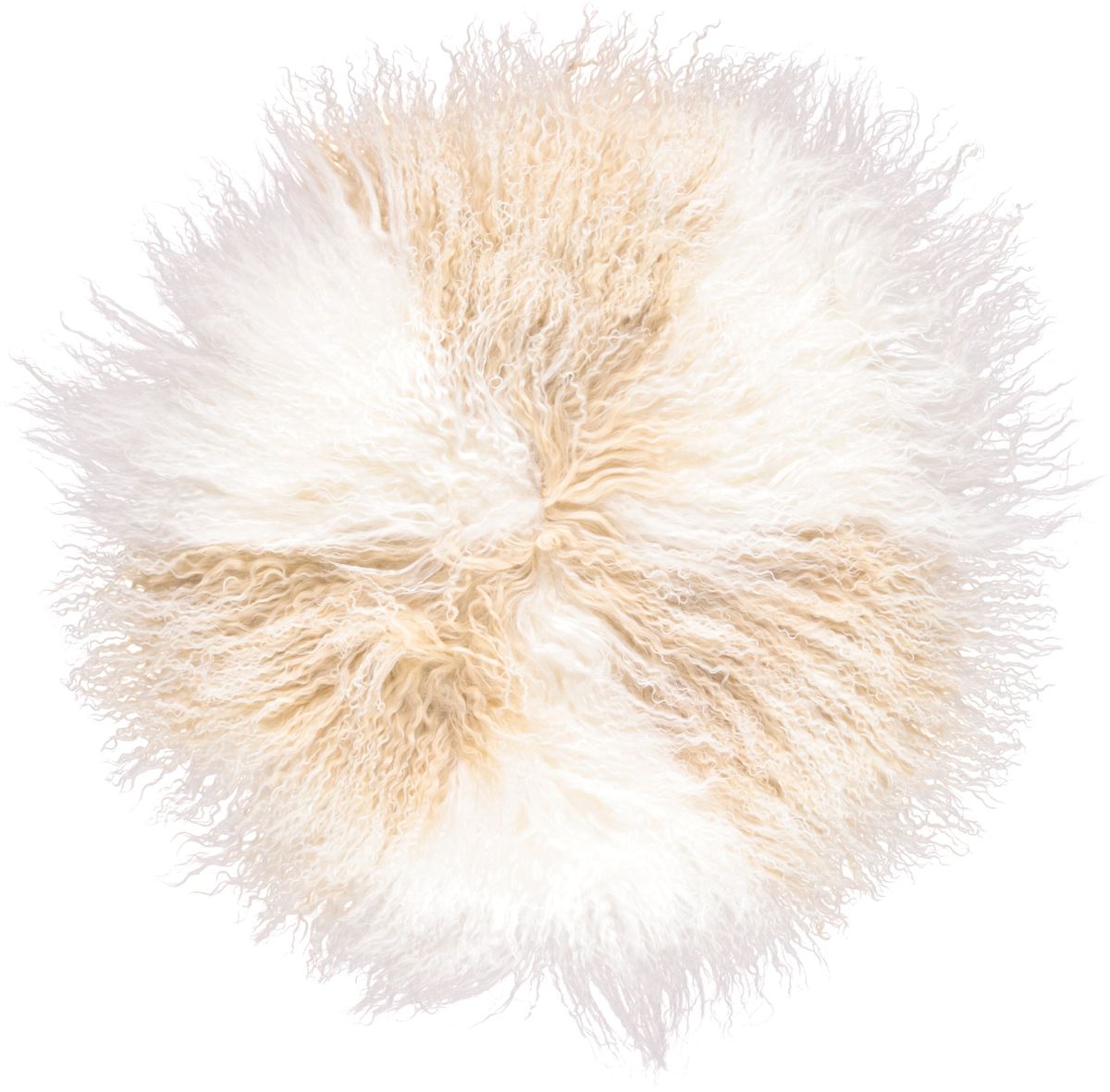 Curly Cake Kussen | Ø45 cm | Ø62 cm | Ø38 cm Arctic Sunrise/Ivory