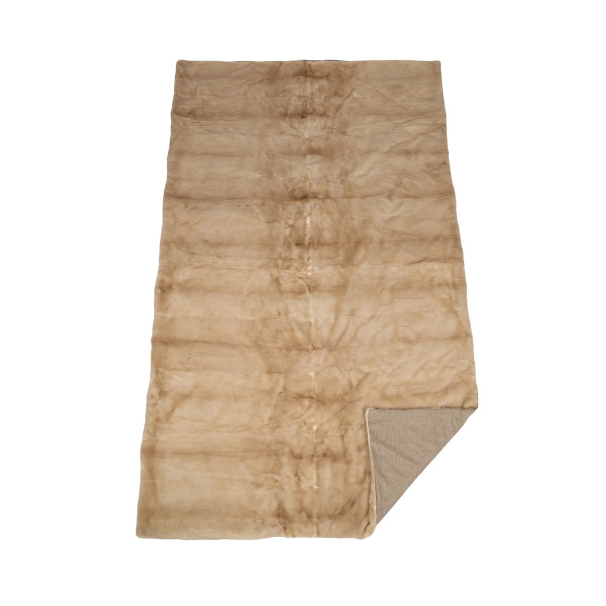 Nerts Plaid | Kasjmier Achterkant | Palomino | 120x220 cm