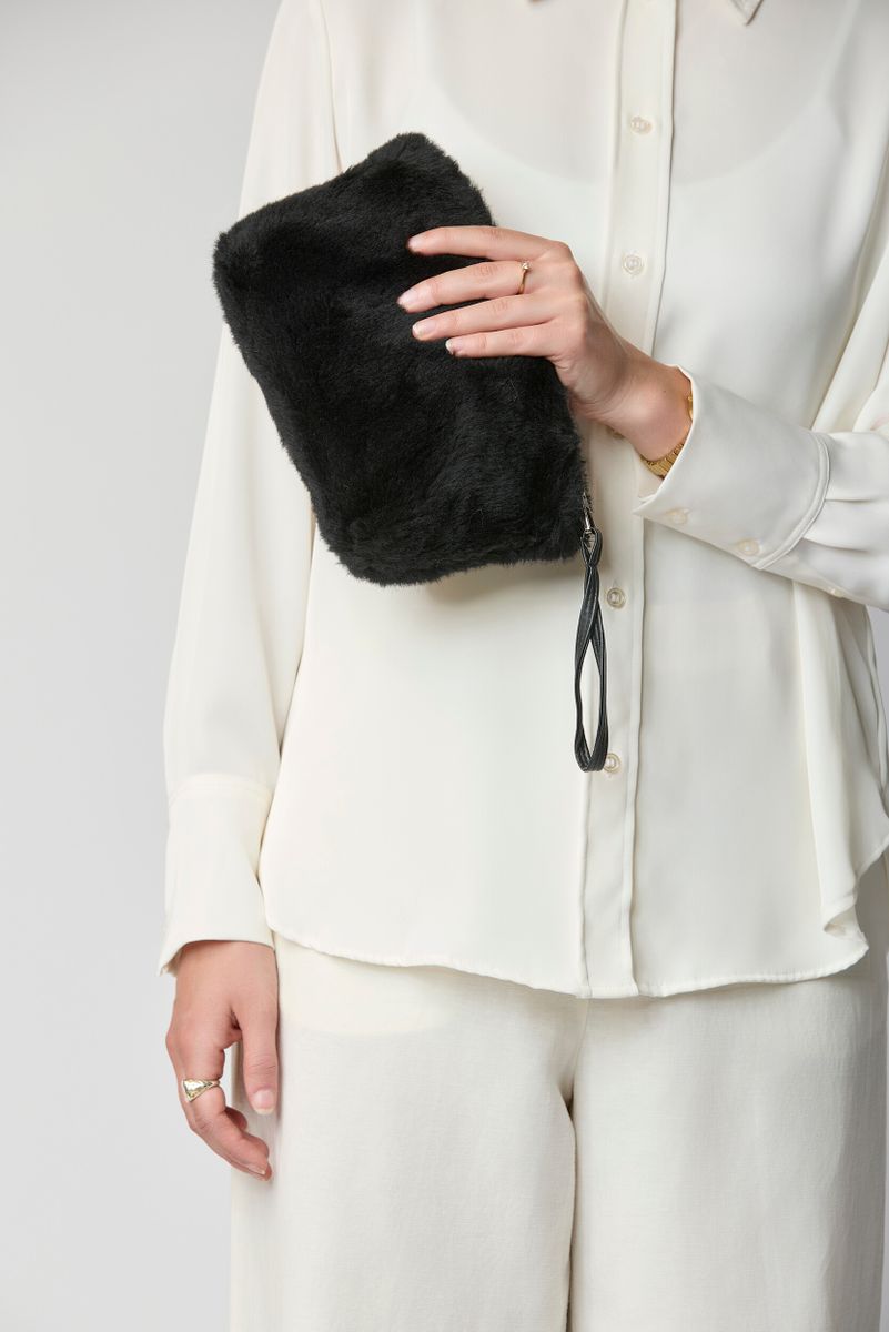 Nelly Clutch Tas Zwart