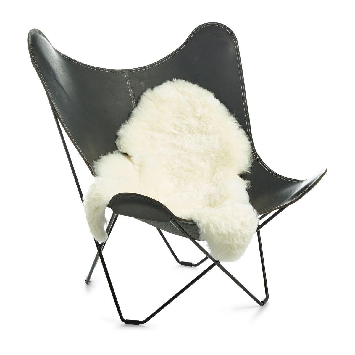 IJslandse Schapenvacht | Kortharig | 90-100 cm Off White