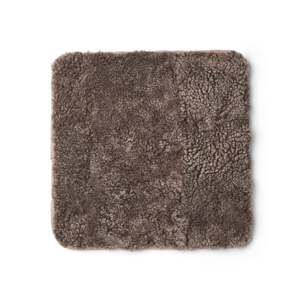 Langharige Schapenvacht Seat Cover Zero Waste Taupe