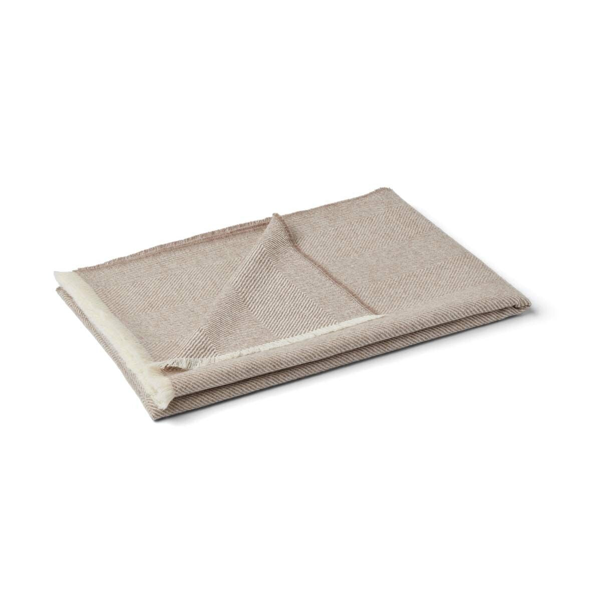 Sidsley Plaid | 100% Alpacawol | 130x200 cm Paddestoel