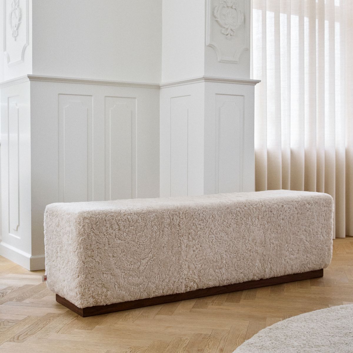 Benjamin Bank Antraciet Grijs