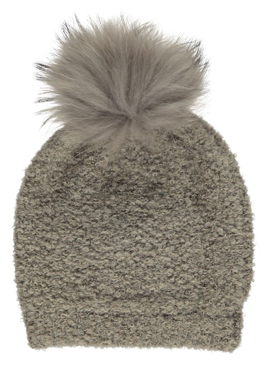 Samantha Pomponmuts | Kindermaat Taupe/Taupe