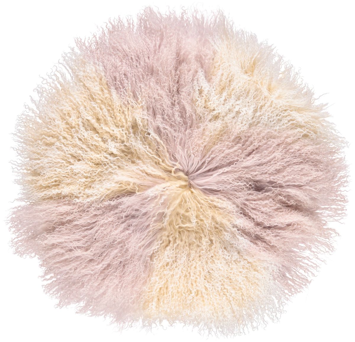 Curly Cake Kussen | Ø45 cm | Ø62 cm | Ø38 cm Arctic Sunrise/Duif