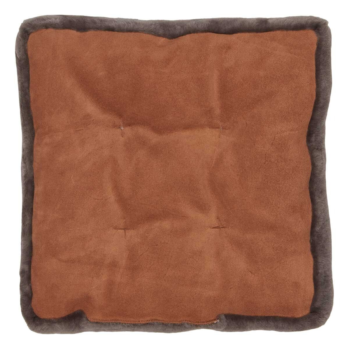 Moccasin Stoel Cover Donkergrijs