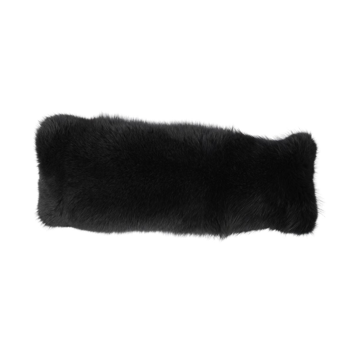 Premium Vos Kussen | Kasjmier Achterkant | Noorwegen | Marineblauw | 30x65 cm