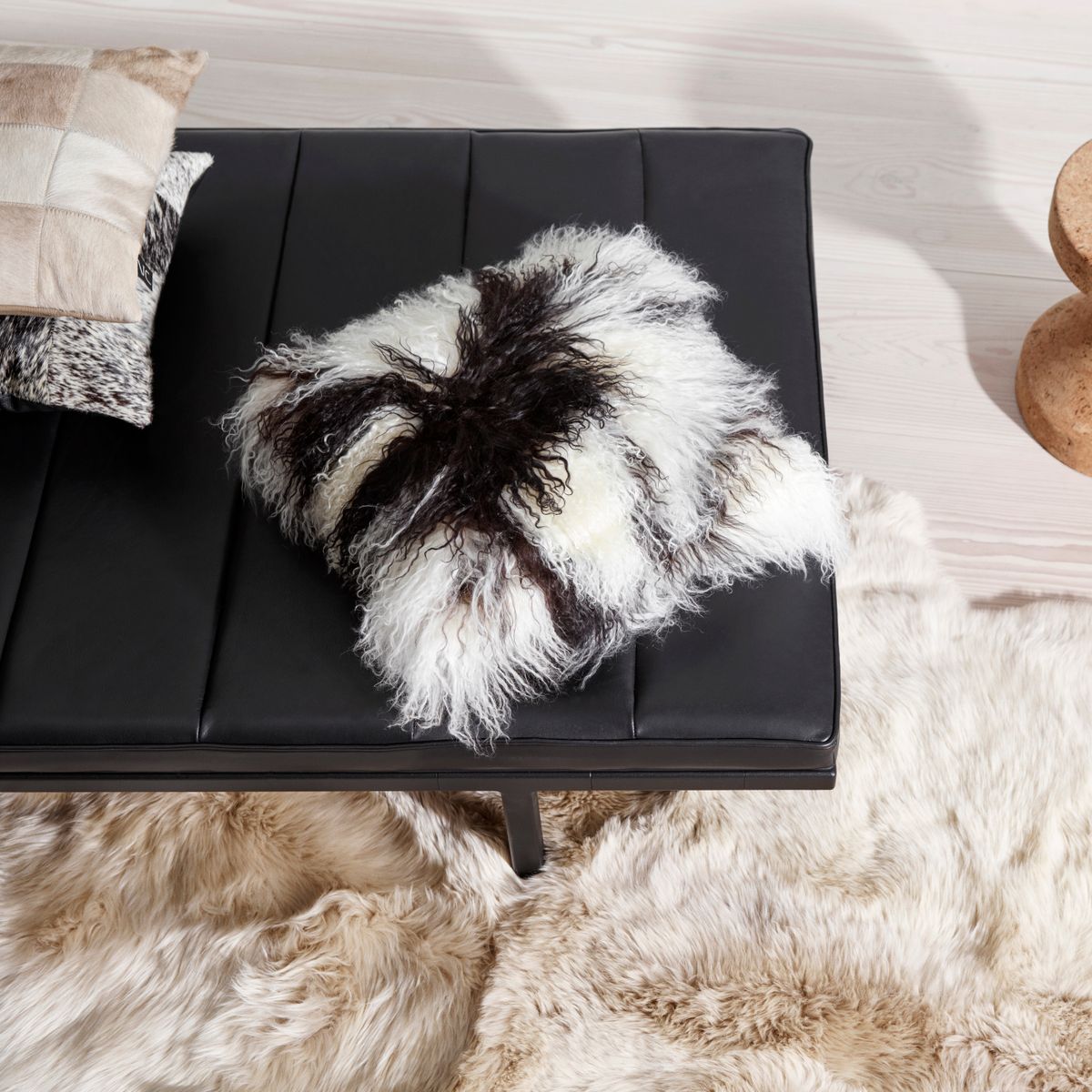 Curly Kussen | 28x56 cm Arctic Sunrise