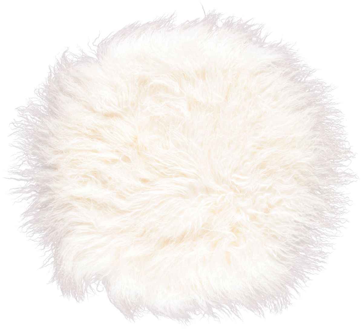 Curly Cake Kussen | Ø45 cm | Ø62 cm | Ø38 cm Ivoor