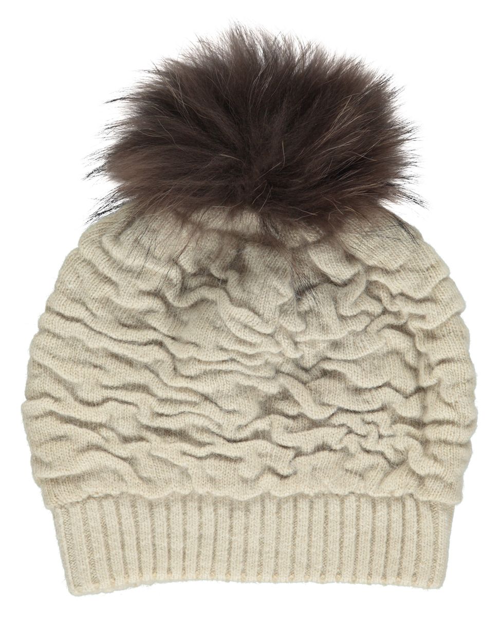 Sidse Pomponmuts Licht Beige/Mokka