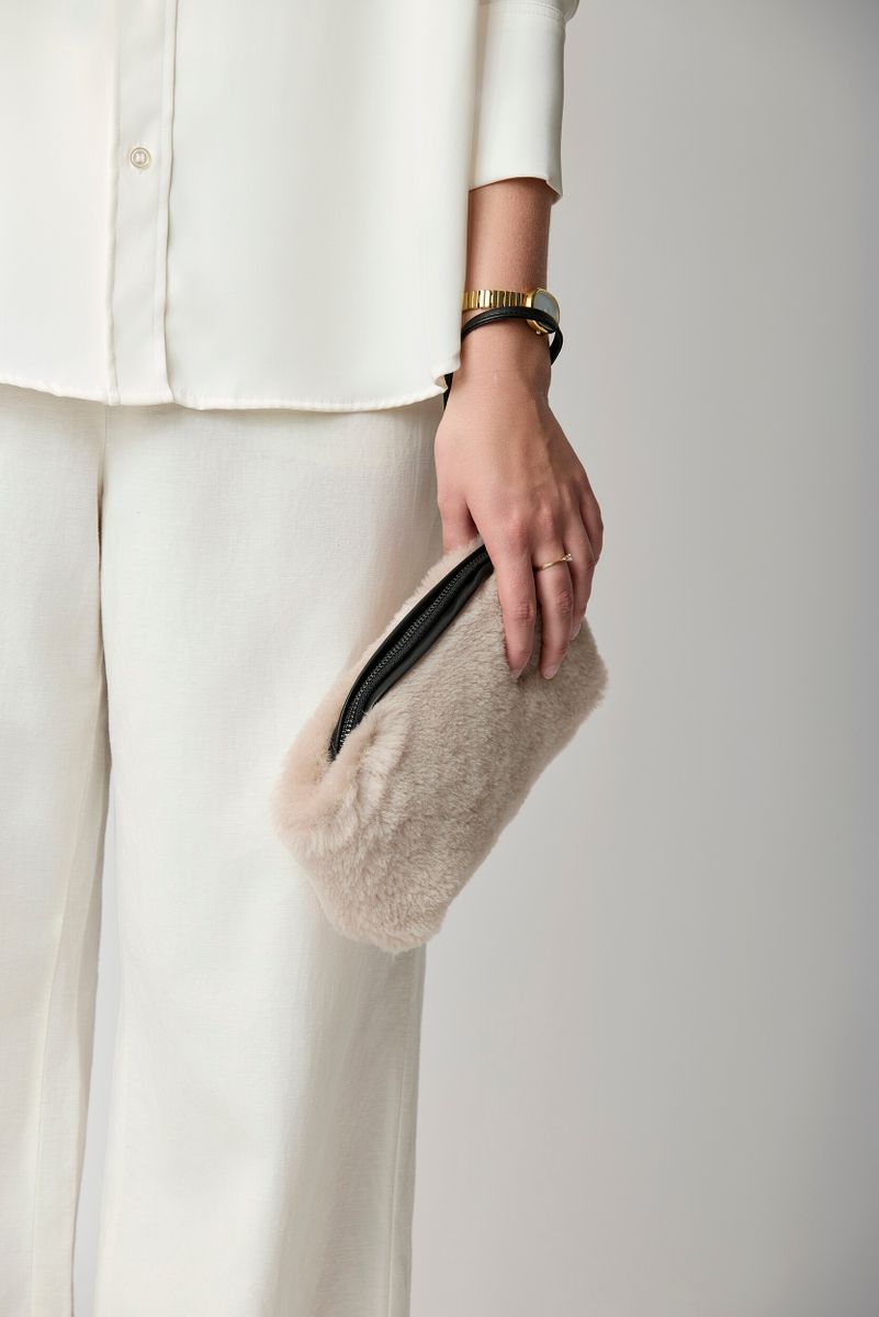 Nelly Clutch Tas Beige