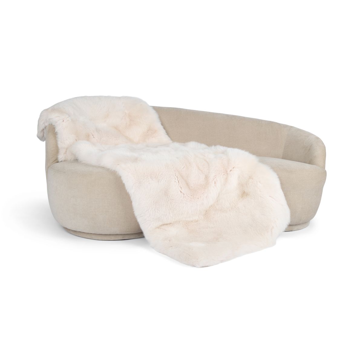 Premium Vos Plaid | Kasjmier Achterkant | Lichtroze | 200x80 cm