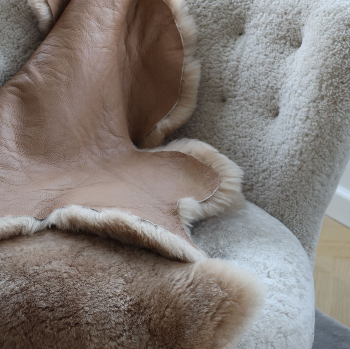 Tweezijdige Schapenvacht | Australie | 90 cm Zwart