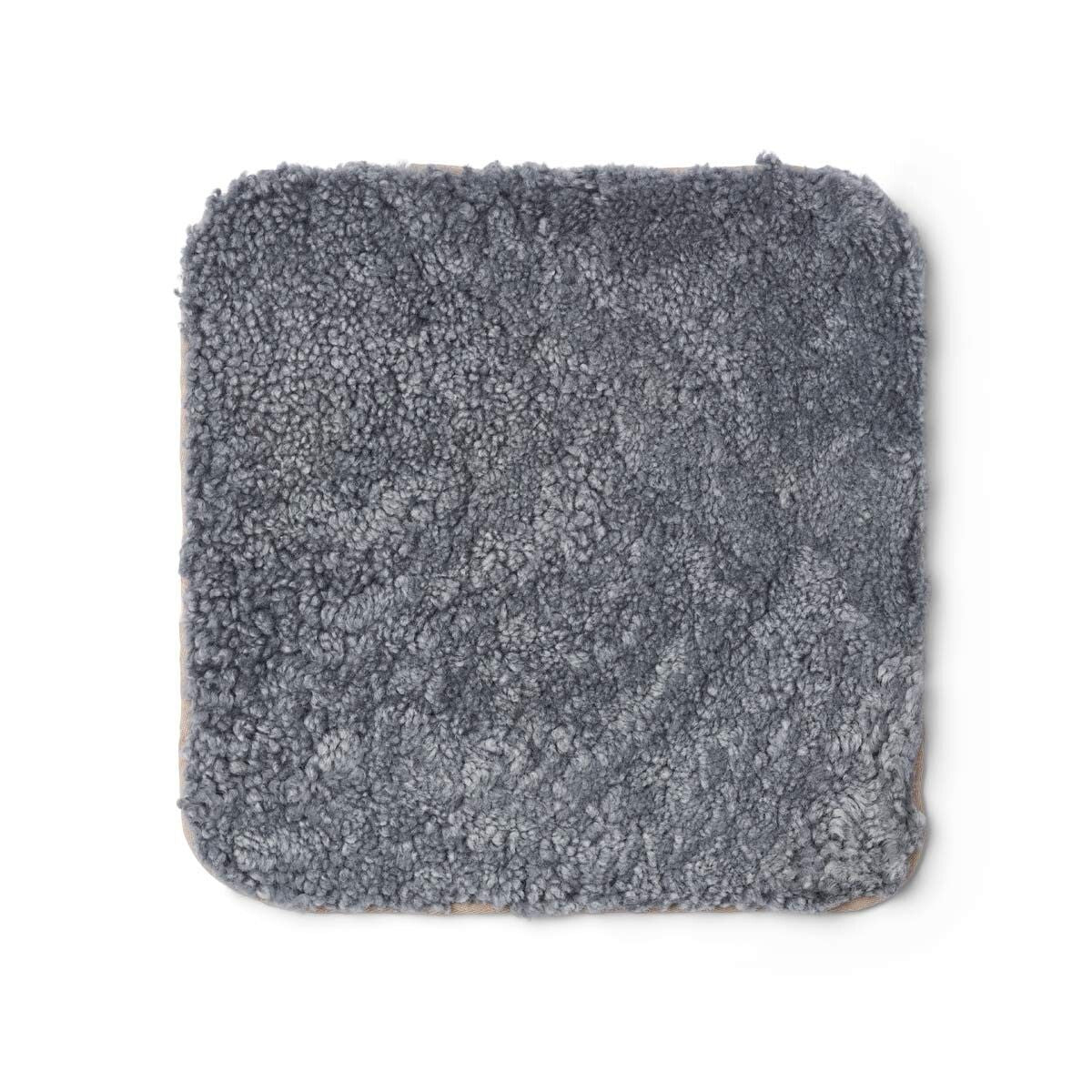 Langharige Schapenvacht Seat Cover Zero Waste Licht Grijs