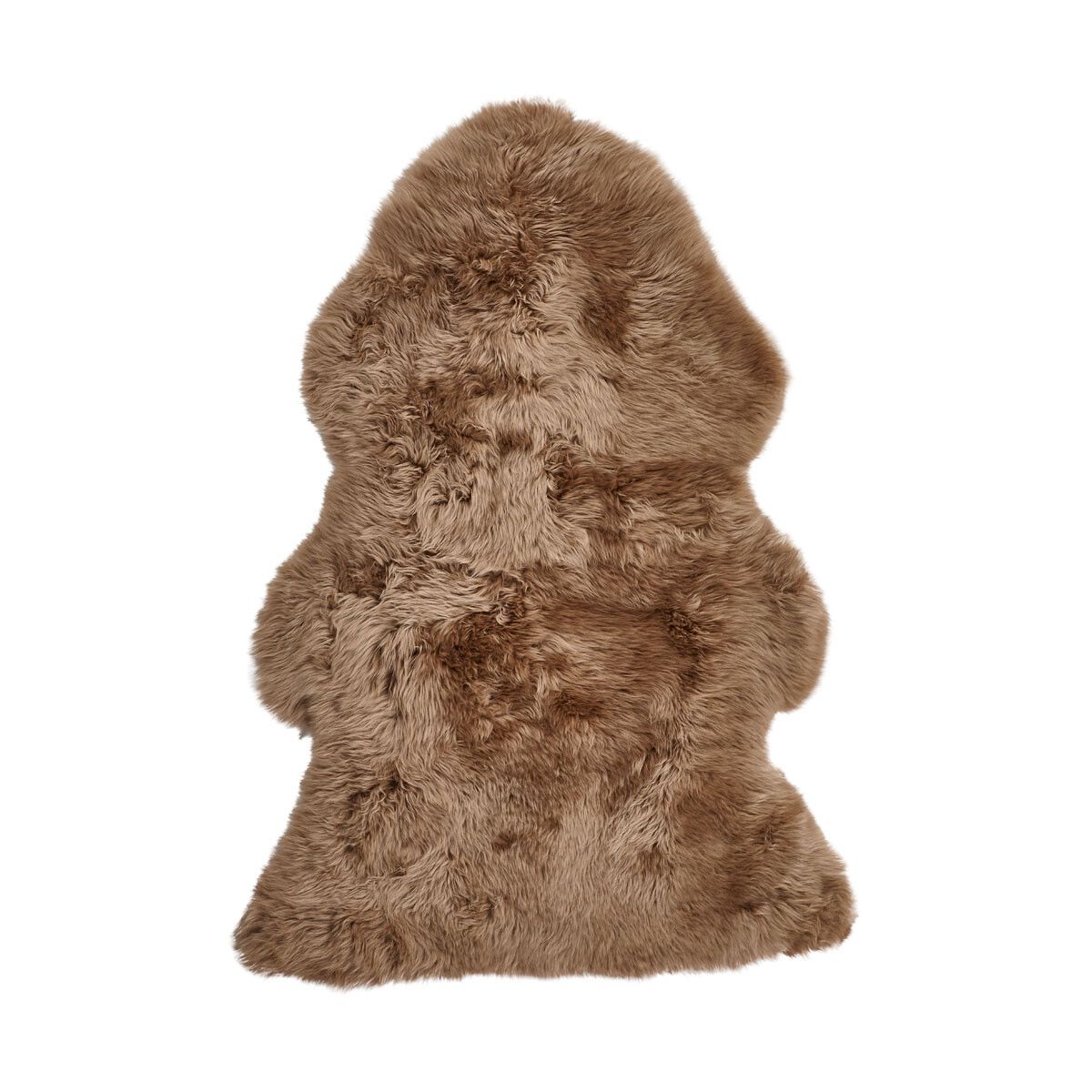 Nieuw- Zeelandse schapenvacht | Langharig | 80 cm Taupe
