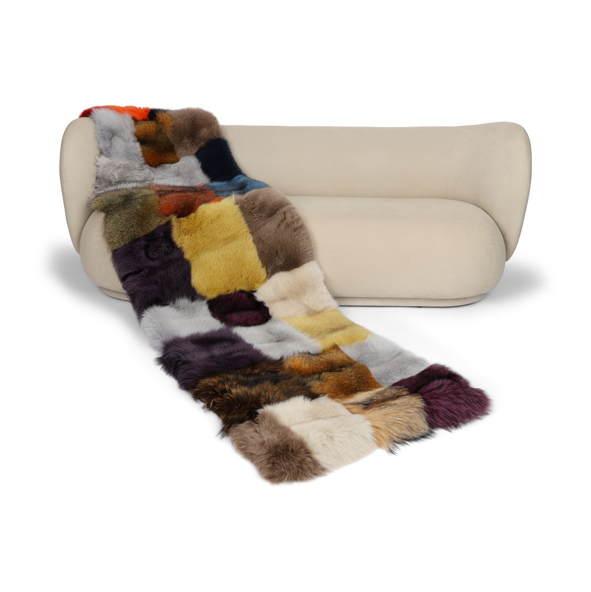 Premium Vos Plaid | Kasjmier Achterkant | Mix Vos | 75x250 cm