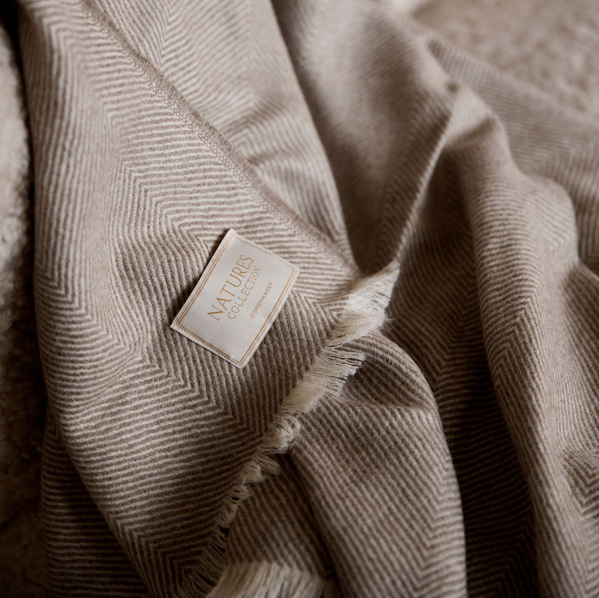 Sidsley Plaid | 100% Alpacawol | 130x200 cm Donkerbruin