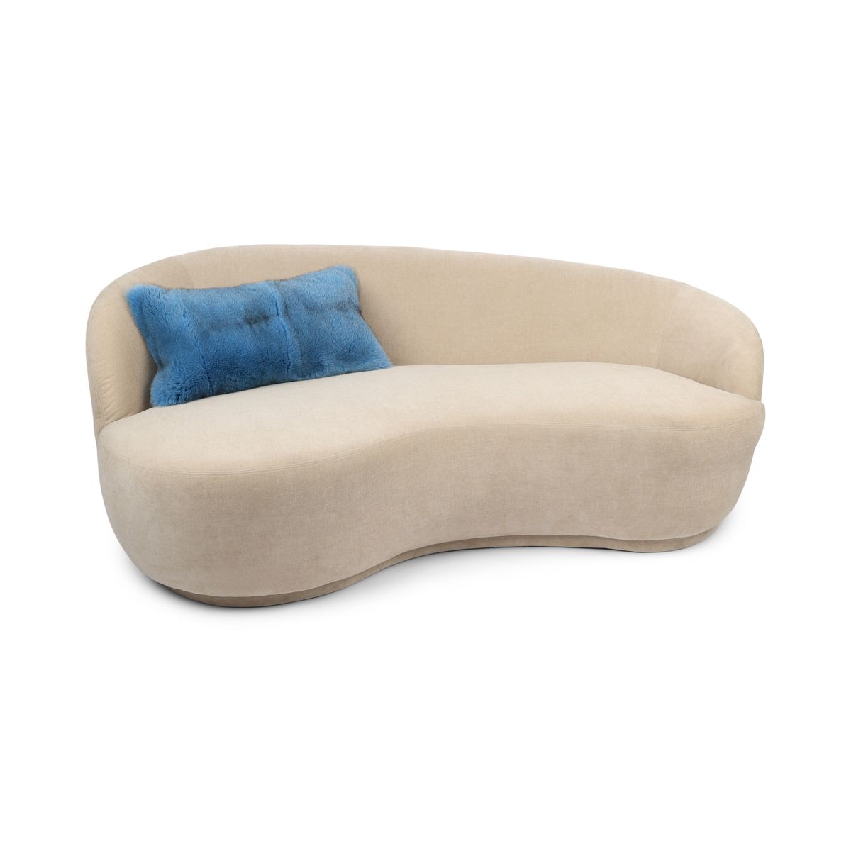 Premium Vos Kussen | Kasjmier Backing | Noorwegen | Blauw Indigo | 50x32 cm