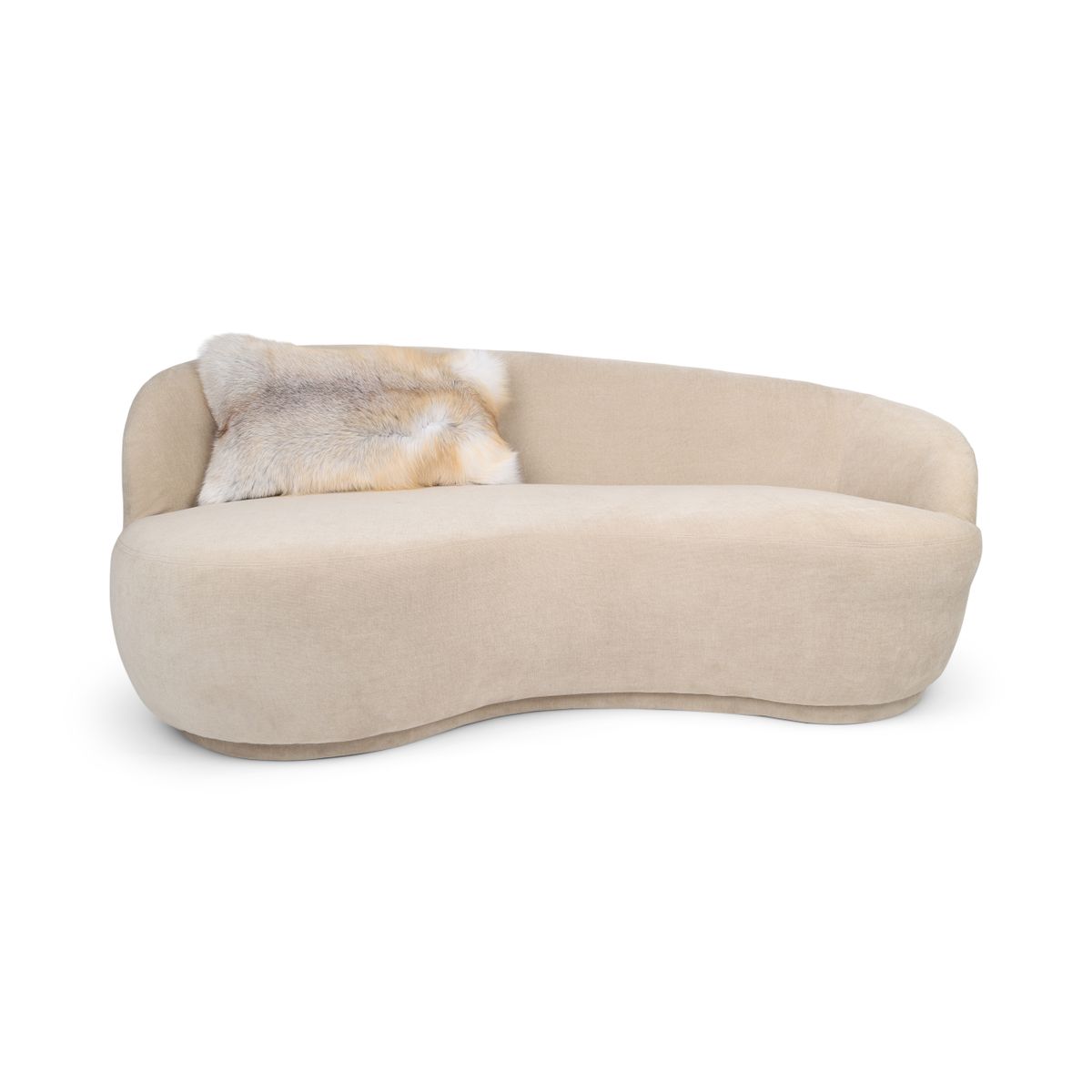 Premium Vos Kussen | Kasjmier Achterkant | Noorwegen | Golden Island Vos | 40x66 cm