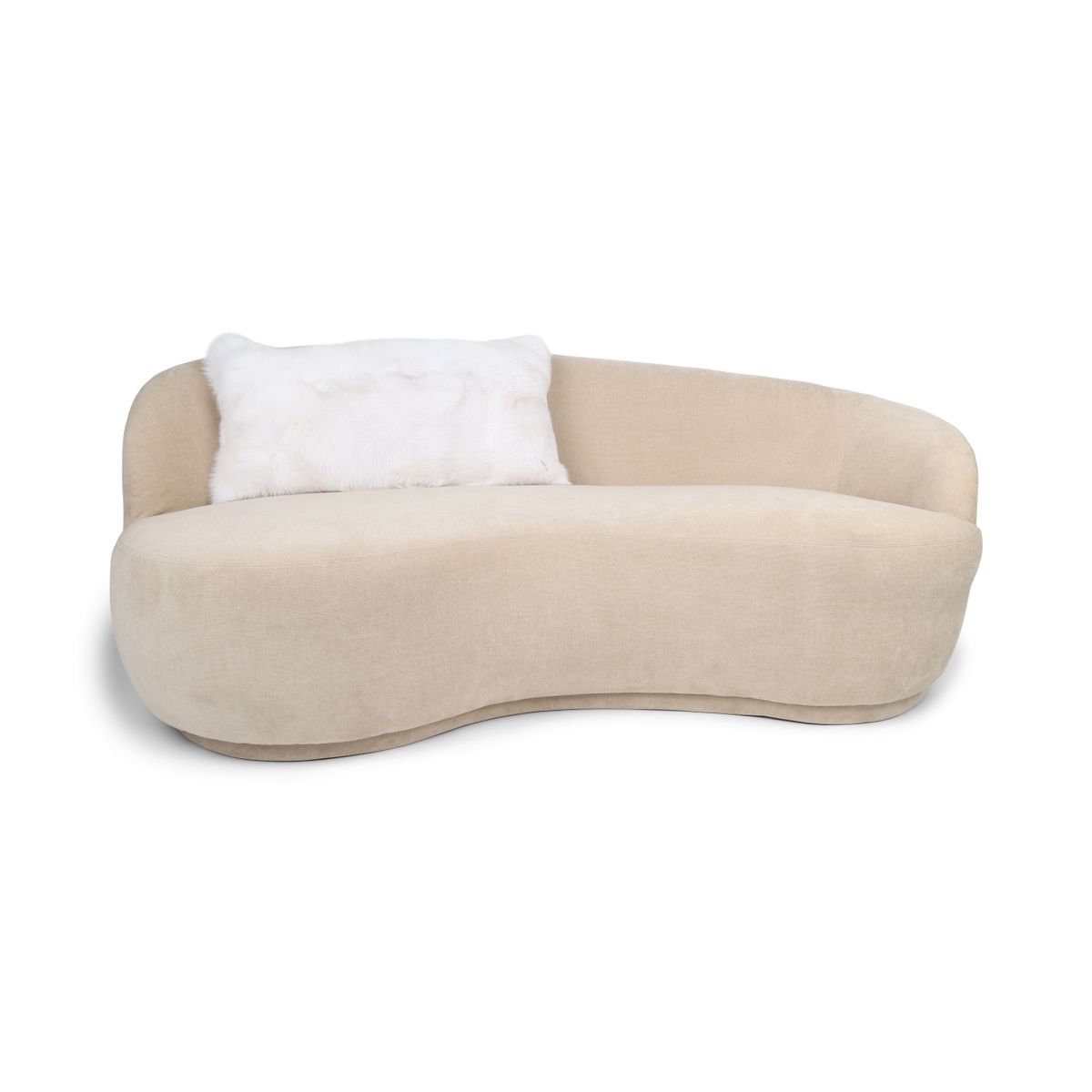 Premium Vos Kussen | Kasjmier Achterkant | Noorwegen | Schaduw | 80x50 cm