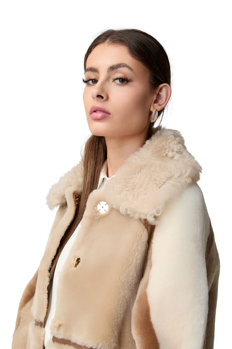 Anika Jas Beige/Bruin