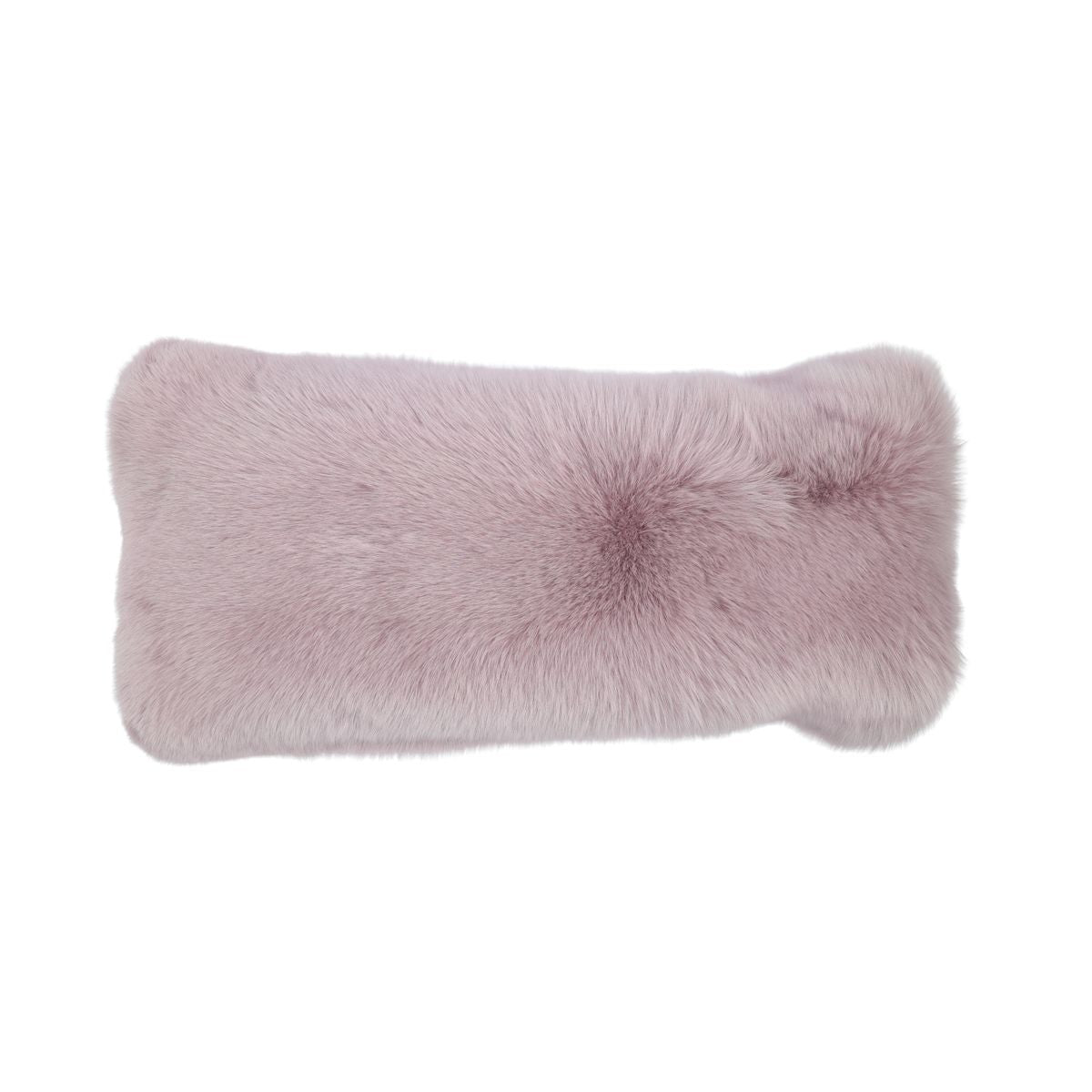 Premium Vos Kussen | Kasjmier Achterkant | Noorwegen | Lichtpaars | 40x82 cm