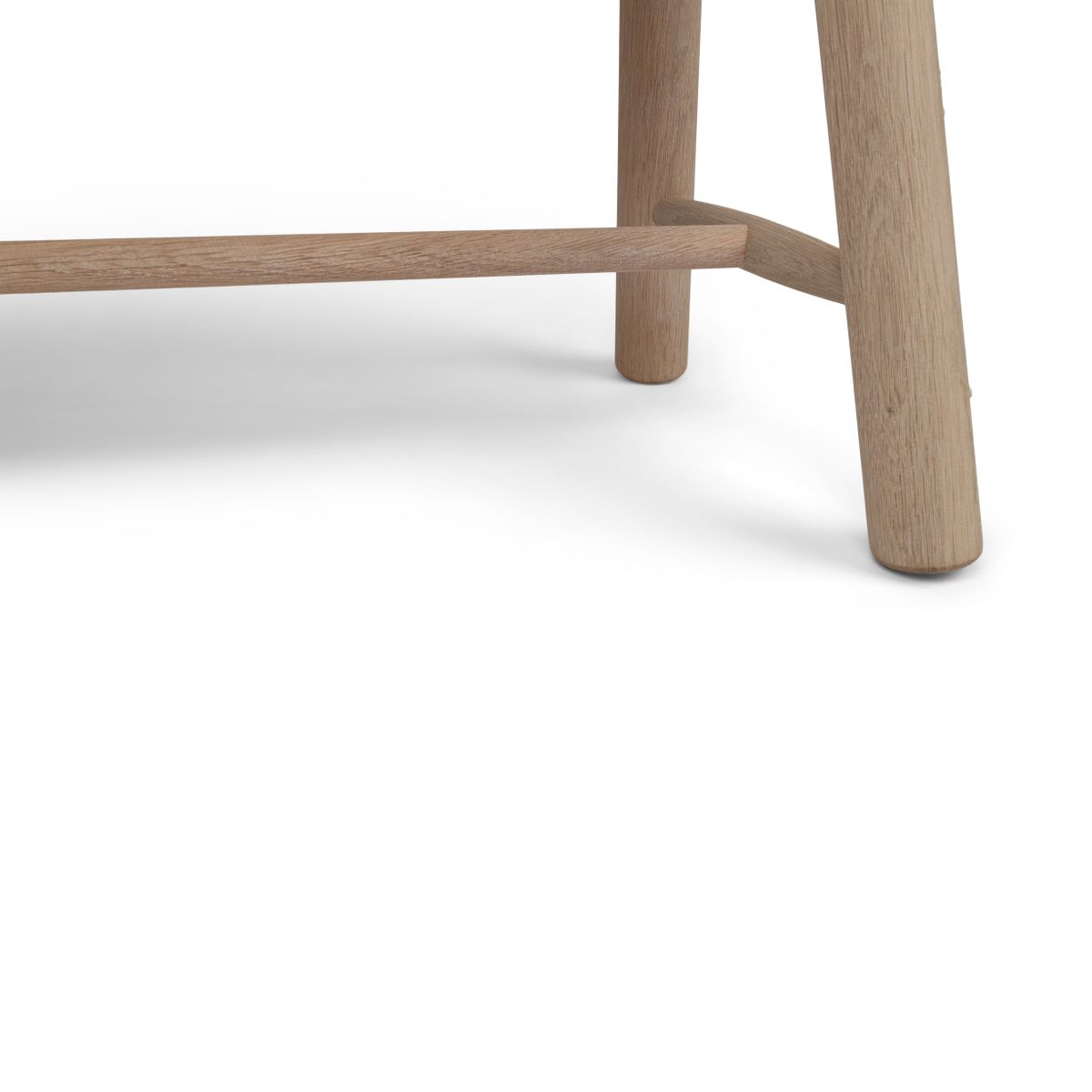 Theo Koeienhuid bijzetbank | 140x34x45 cm Bruin/Wit