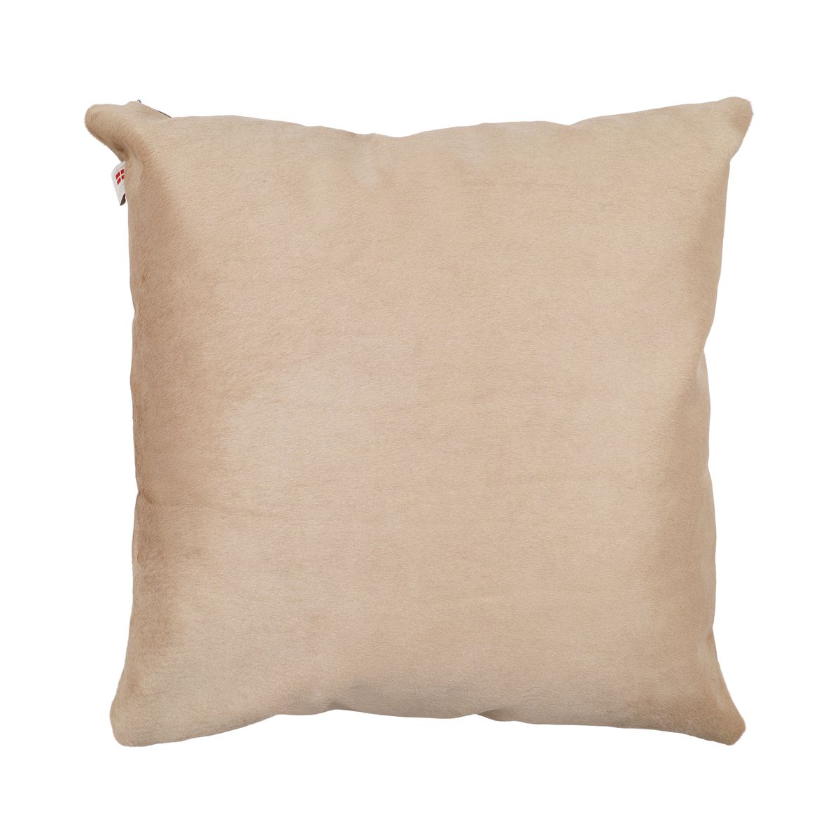 Premium Koeienhuid Kussen | Dubbelzijdig Beige