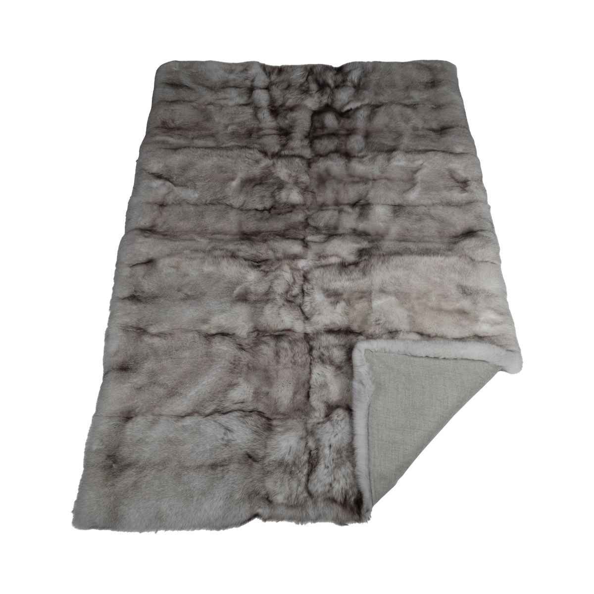 Premium Vos Plaid | Kasjmier achterkant | Blauwe vos | 240x160 cm