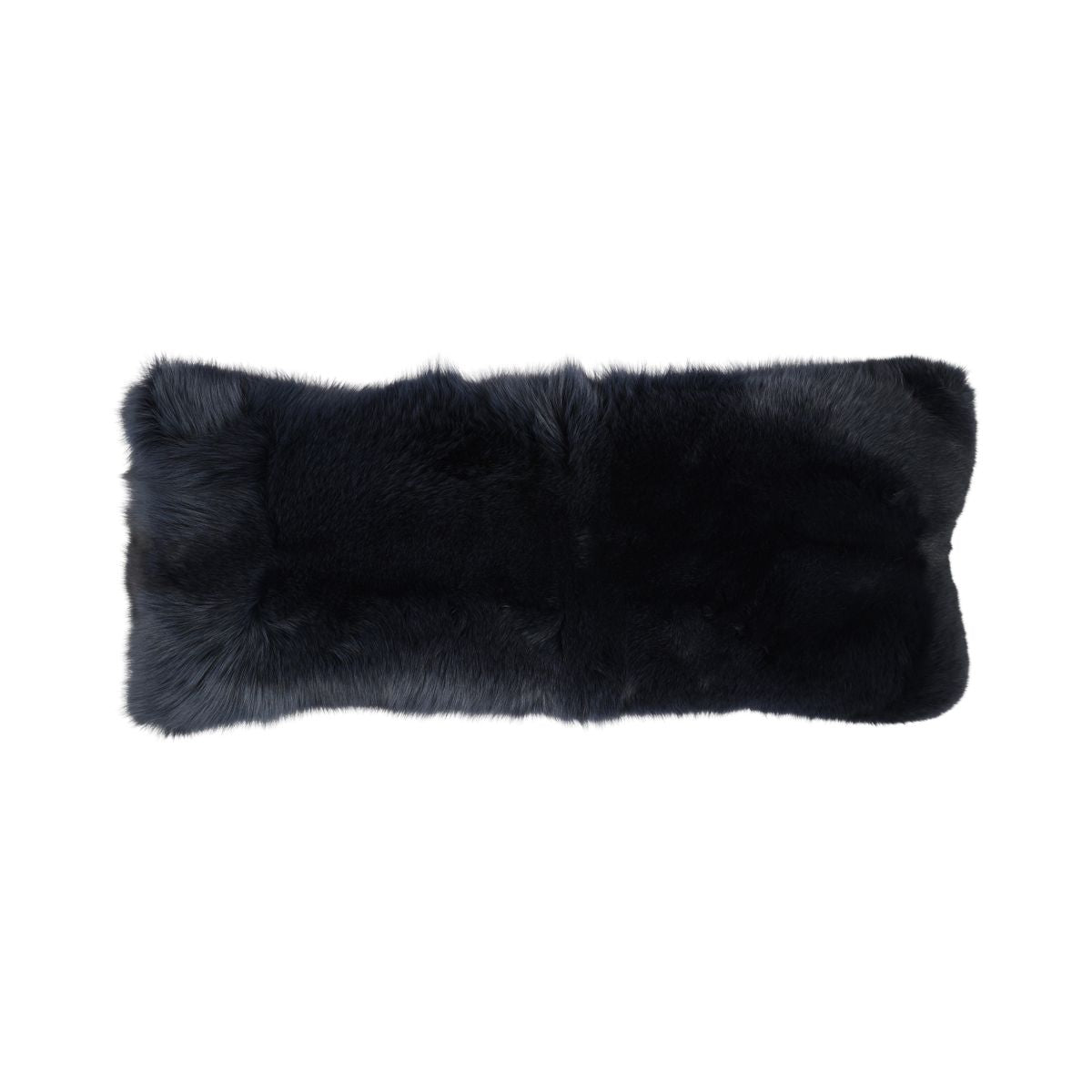 Premium Vos Kussen | Kasjmier achterkant | Noorwegen | Blauw | 76x25 cm