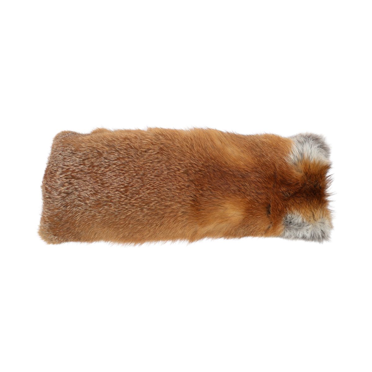 Premium Vos Kussen | Kasjmier Achterkant | Noorwegen | Duitse rode vos | 25x55 cm Rode Vos