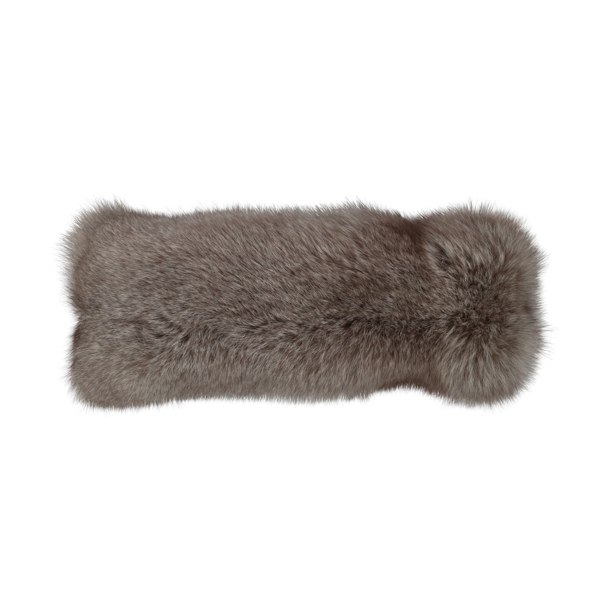 Premium Vos Kussen | Kasjmier Achterkant | Noorwegen | Saffier | 30x65 cm