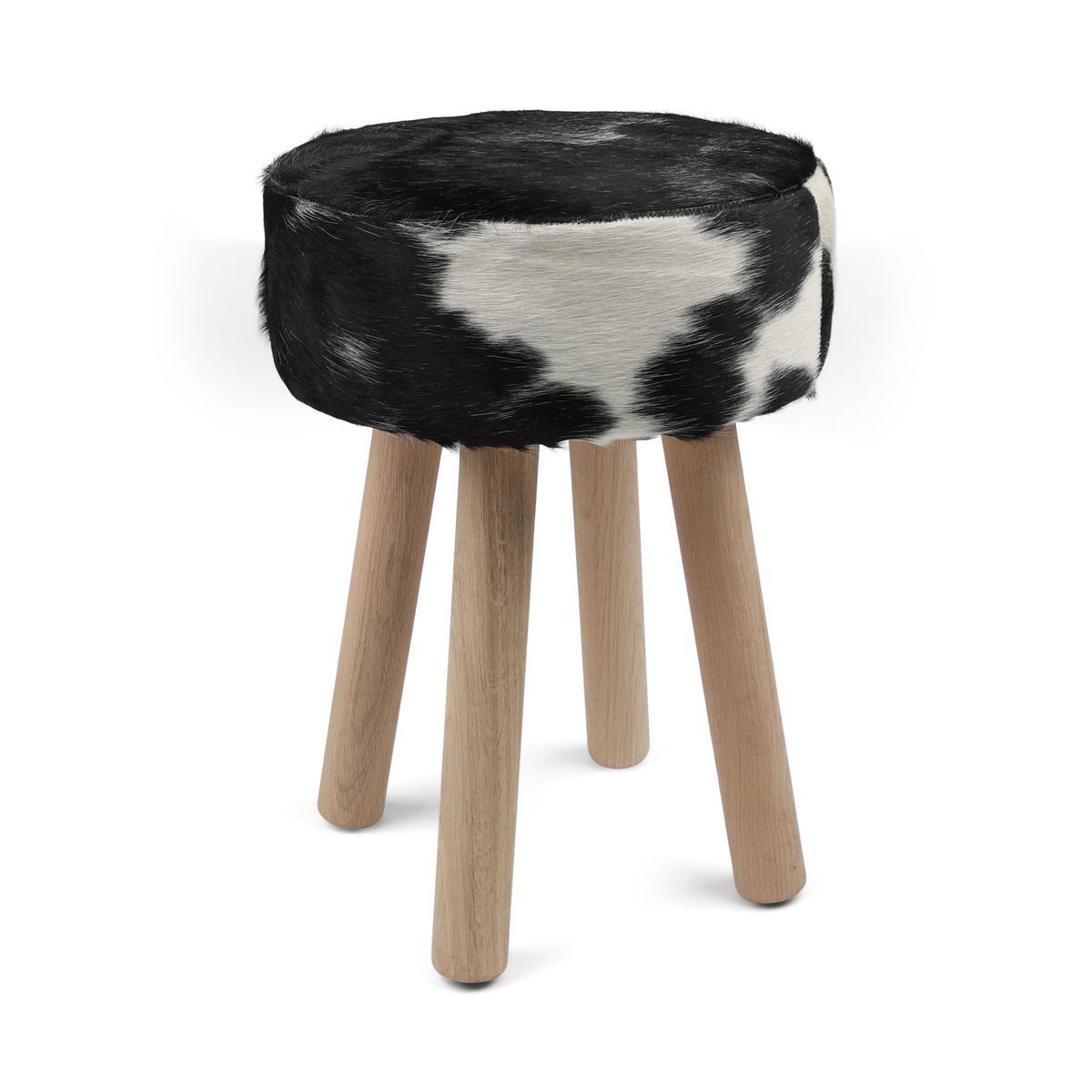 Theo Koeienhuid Kruk | 48x34 cm Zwart/Wit