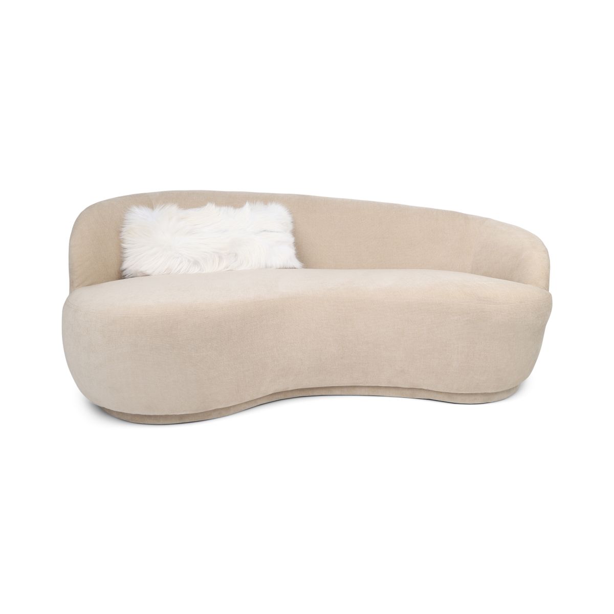 Premium Vos Kussen | kasjmier achterkant | Noorwegen | Arctic Marble Fox | 35x65 cm