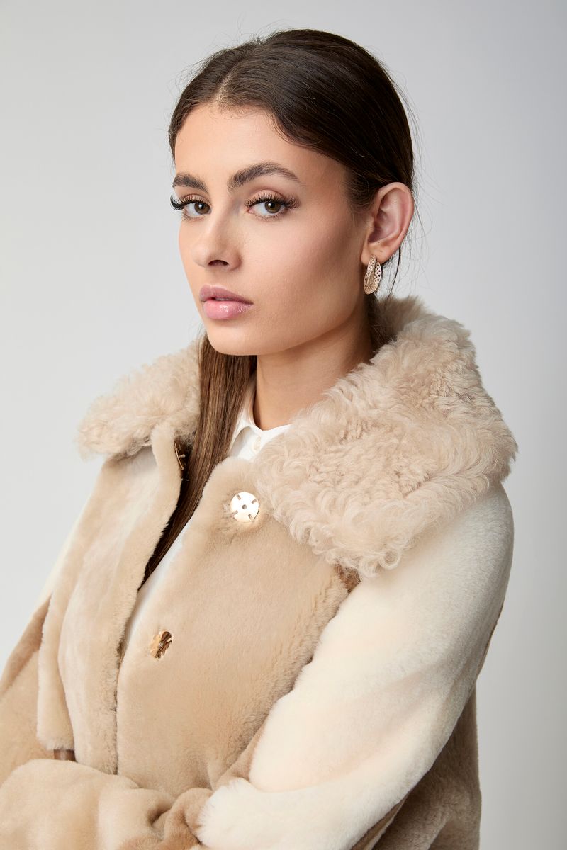 Anika Jas Beige/Bruin